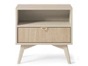 Stolik nocny z szufladą Modena Beżowy