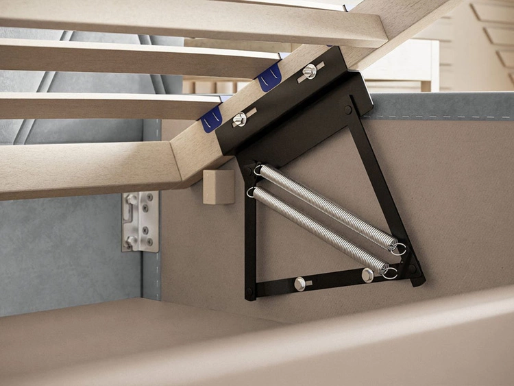 Łóżko tapicerowane z pojemnikiem i stelażem 180x200 Tasso Zielone