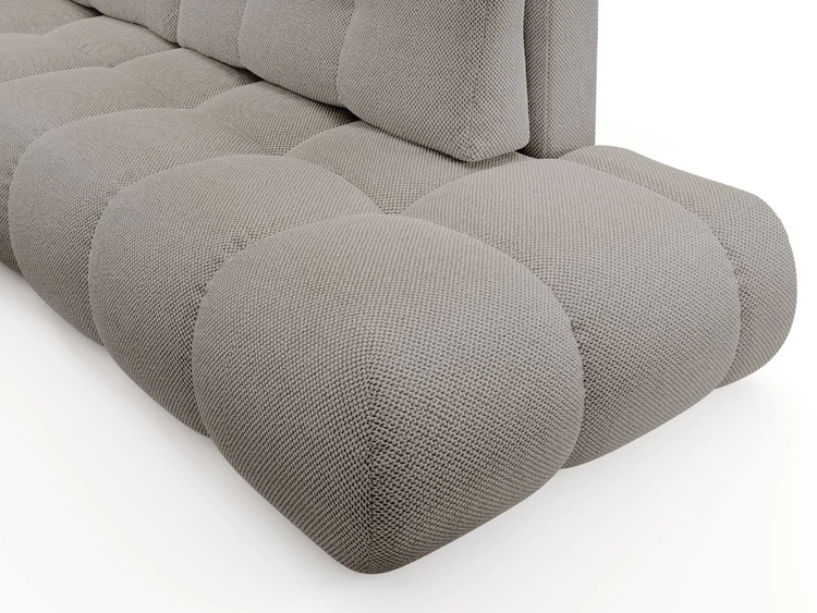 Narożnik L Lewy z funkcją spania i pojemnikiem Sile L Szary