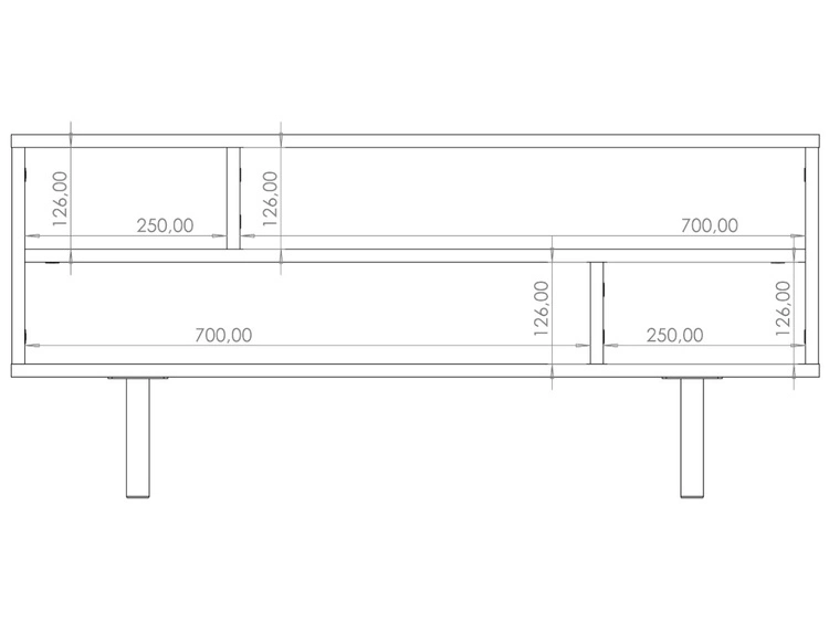 Stolik kawowy Ankara Czarny