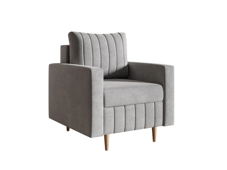 Fotel do salonu Castelo szary