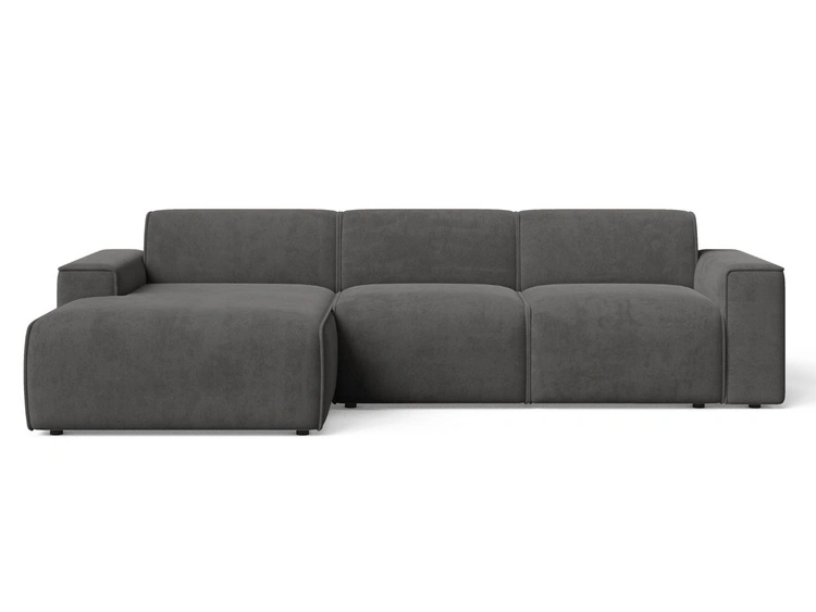 Ciemny szary \ Welur \ Lewa