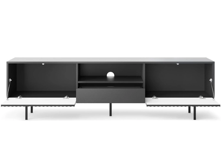 Zestaw mebli do salonu Ravi Czarny