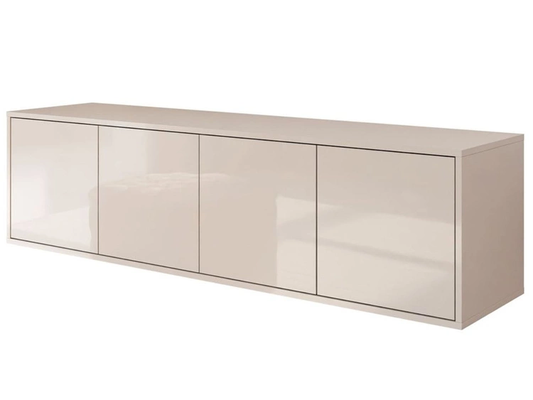 Szafka RTV wisząca pod telewizor z drzwiczkami Vivance kaszmir połysk