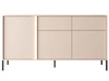 Komoda z drzwiami i szufladami Dego Beżowa