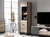 Witryna stojąca do salonu 56 cm Denis Dąb Sand Grande, Matera