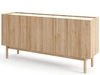 Komoda z drzwiami niska Braha Dąb Riviera