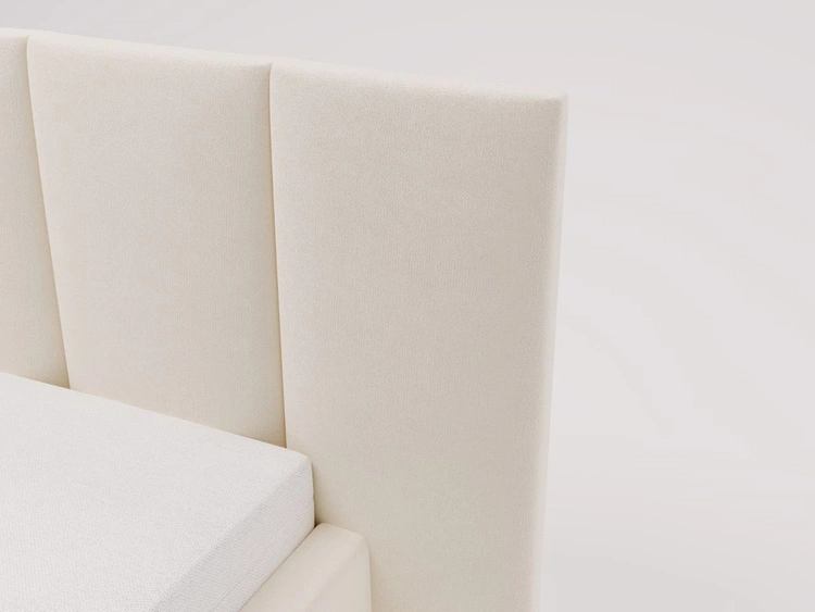 Łóżko tapicerowane z pojemnikiem i stelażem 160x200 cm Lizbona Brązowe