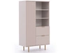 Regał z szufladami i drzwiczkami Ankara Beżowy