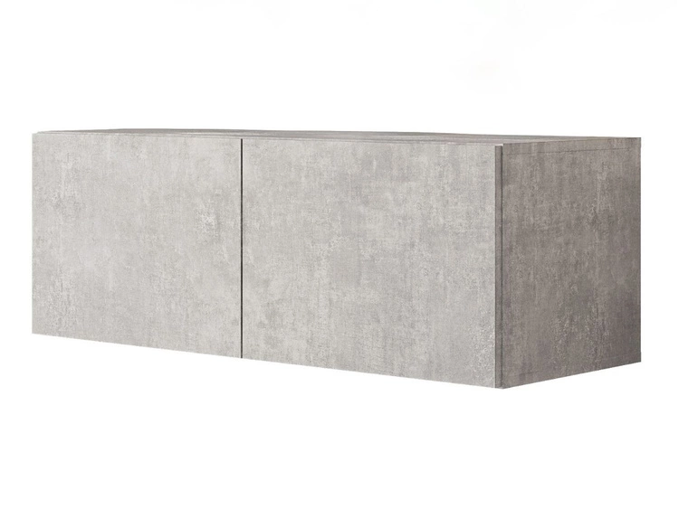 Wisząca szafka RTV pod telewizor z drzwiczkami 100 cm Nodoo Beton