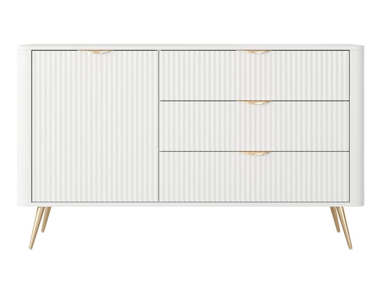 Komoda z drzwiami i szufladami Latina Biała