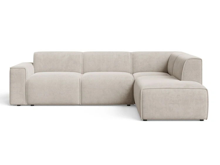 Jasny beż \ Welur \ Prawa