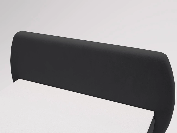 Łóżko kontynentalne z pojemnikiem na pościel 120x200 Bogota Czarne