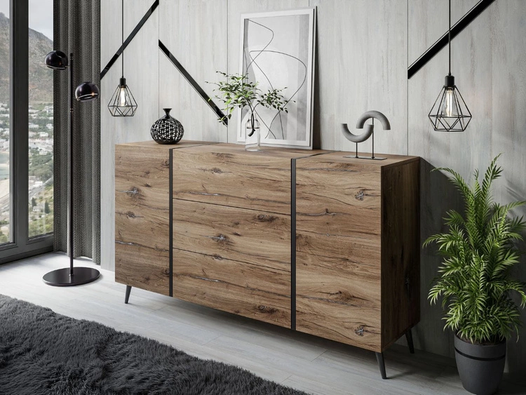 Brązowy \ 13 cm \ Push to open