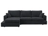 Narożnik L wypoczynkowy Lewy Nesto czarny