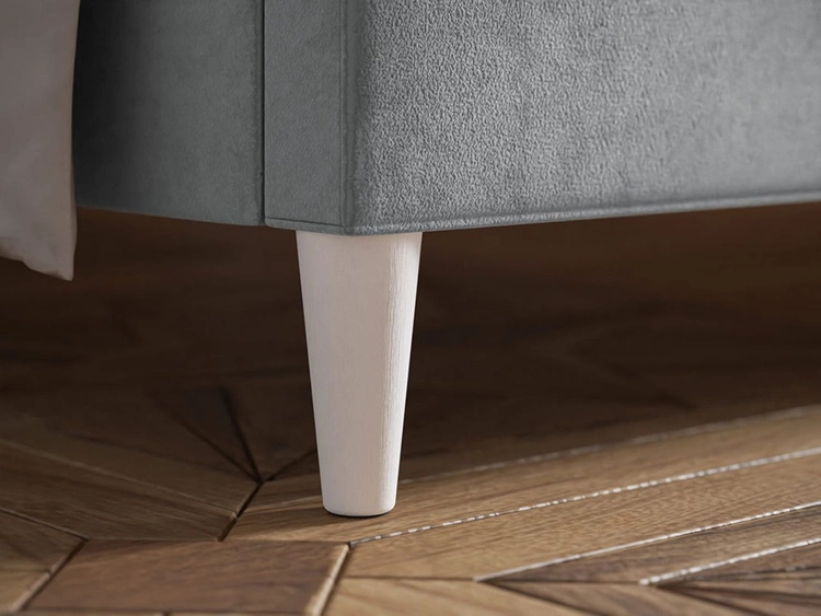 Łóżko tapicerowane ze stelażem 160x200 Tril Beżowe