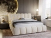 Łóżko tapicerowane z pojemnikiem i stelażem 180x200 Cloud Beżowy