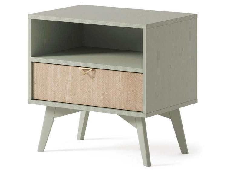 Stolik nocny z szufladą Modena Eukaliptus