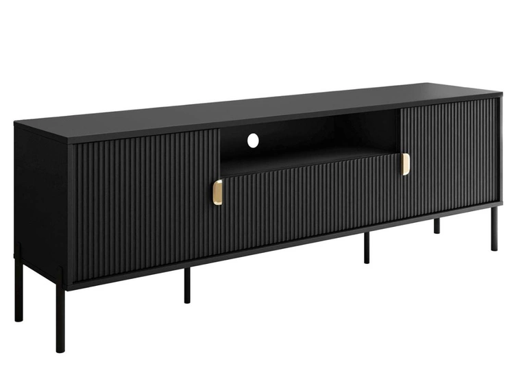 179 cm \ Czarny mat \ Czarny