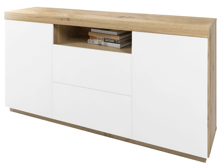 85 cm \ Biały mat || Dąb wotan