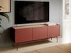 Szafka pod telewizor i drzwiczkami Casino czerwona