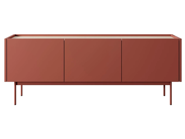 Szafka pod telewizor i drzwiczkami Casino czerwona