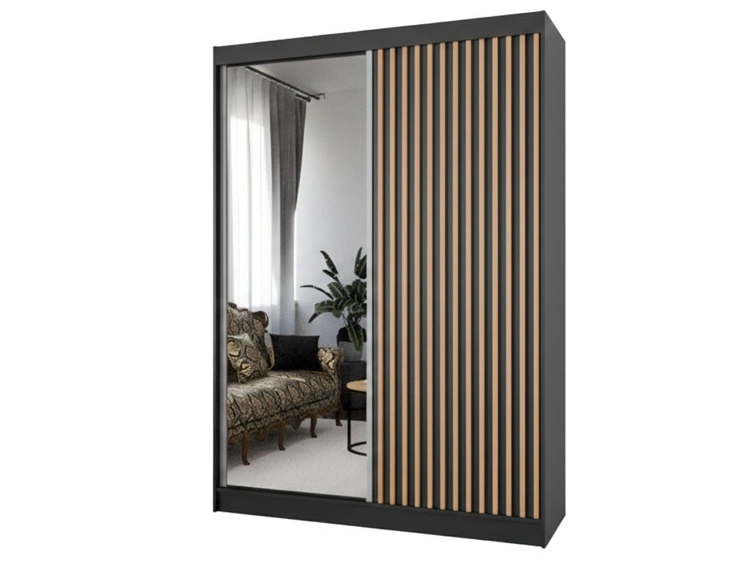 150 cm \ Czarny || Dąb wotan \ Tak