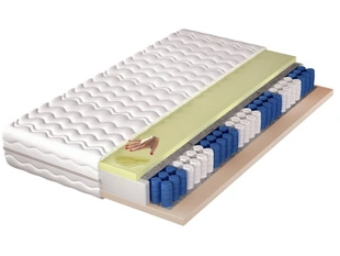 Materac kieszeniowy pocket z pianką termoelastyczną Mira 120x200