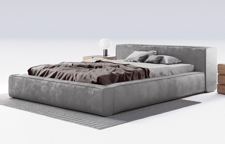 Łóżko tapicerowane premium 120x200 Armani Szary