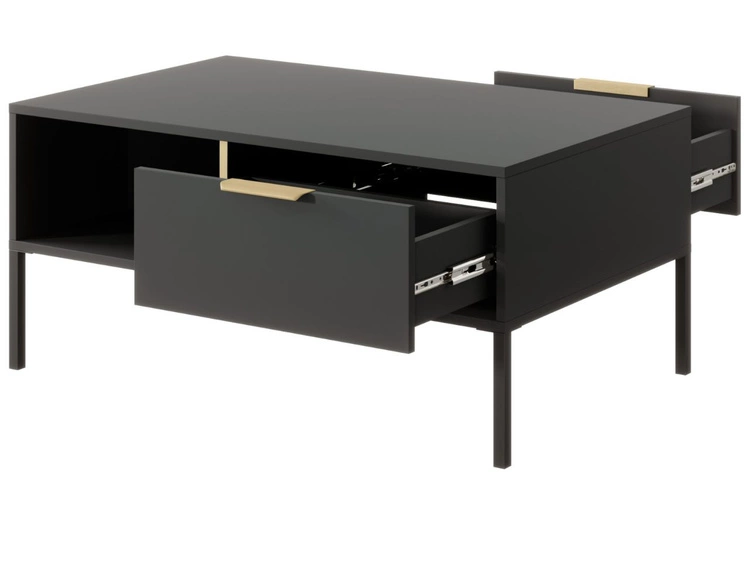 Zestaw mebli do salonu 2 Drino Antracyt