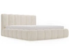 Łóżko tapicerowane z pojemnikiem i stelażem 200x200 Cloud Beżowy