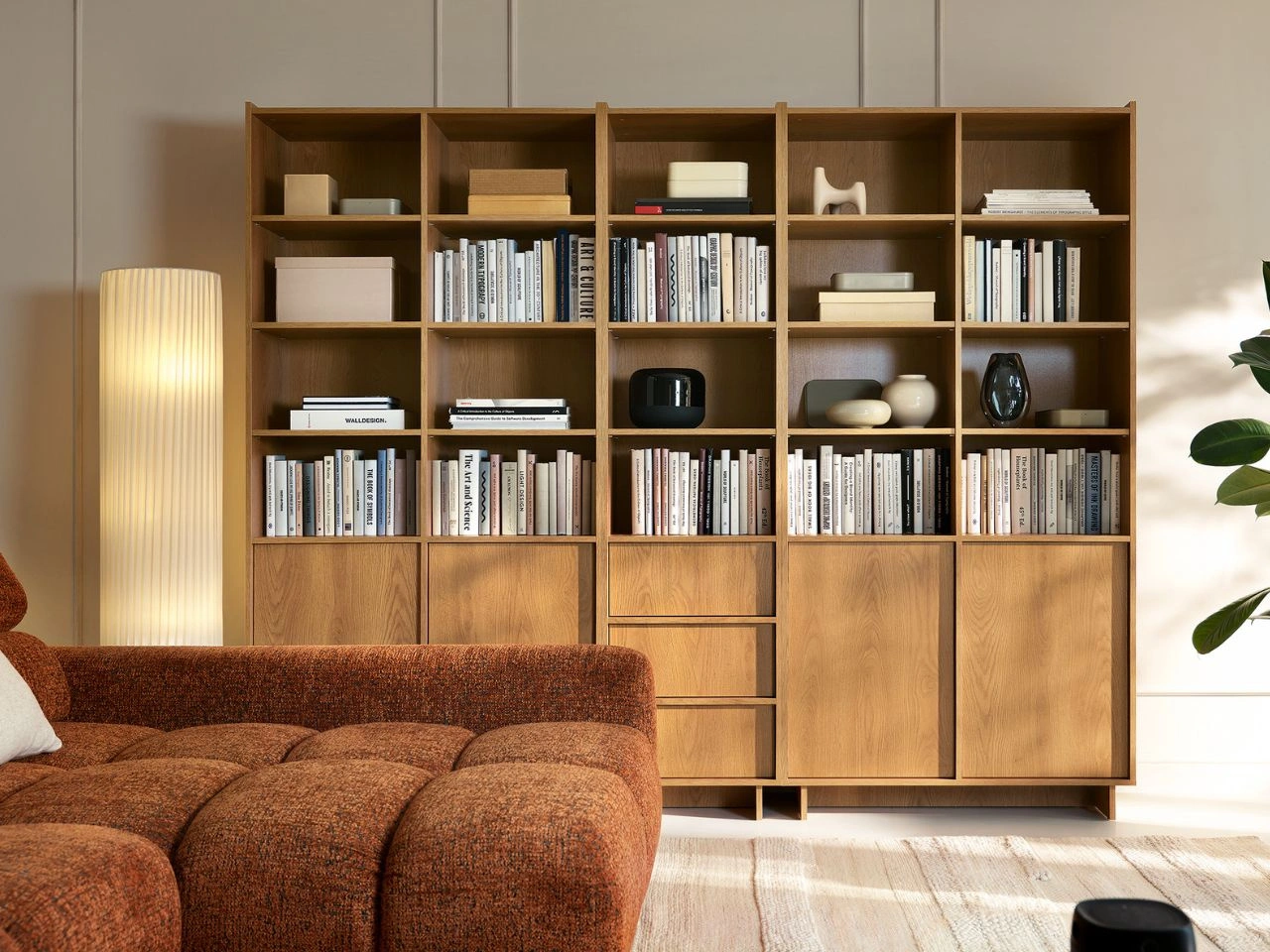 Zestaw mebli do salonu Azumi Dąb Karmel