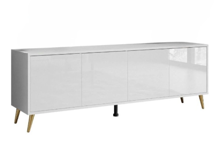 Biały \ 12 cm \ Złoty