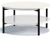 Podwójny stolik kawowy Sevilla Biały połysk