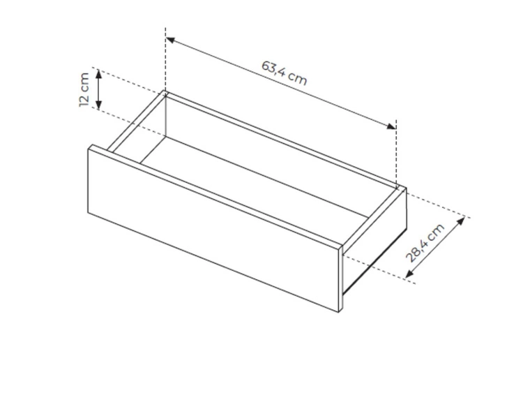 Komoda z drzwiami przesuwnymi 200 cm Passione Dąb Cremona