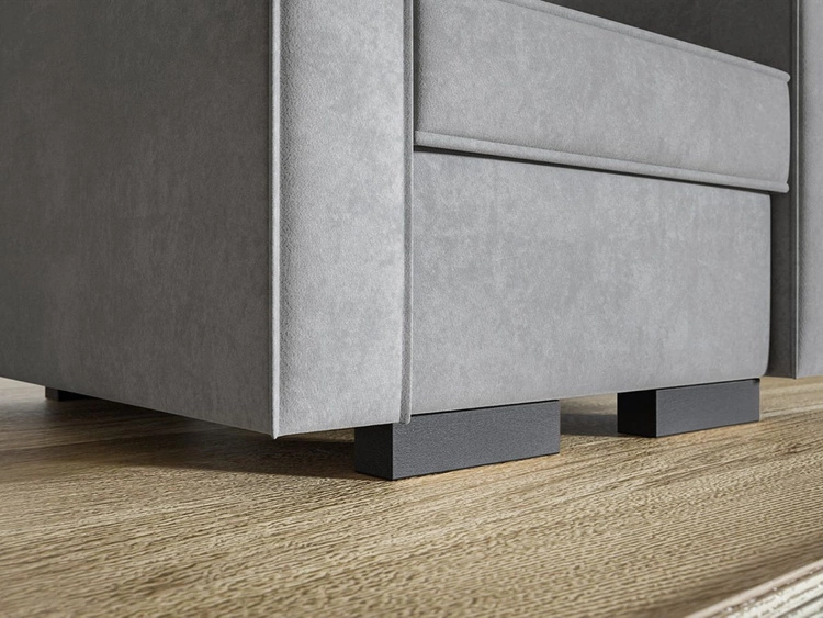 Fotel do salonu Pori granatowy