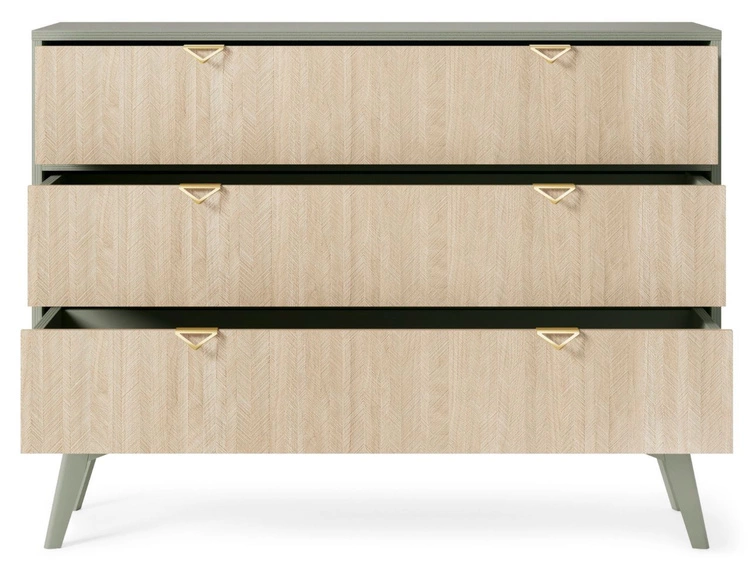 Komoda z trzema szufladami Modena Eukaliptus