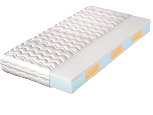 Materac piankowy z 7 strefami twardości Mero 200x200
