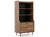 Regał z drzwiczkami Vasa Brązowy