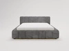 Łóżko tapicerowane z pojemnikiem na pościel 180x200 Ibiza Grafitowe