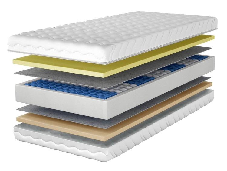 Materac kieszeniowy pocket z pianką termoelastyczną Mira 160x200