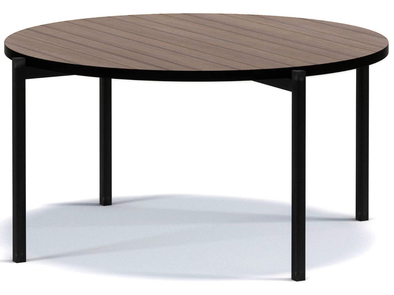 Okrągły Stolik kawowy Sevilla 84 cm Ciemny brązowy