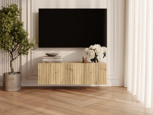 Szafka pod telewizor z drzwiczkami 100 cm Kioto Dąb Artisan