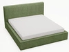 Łóżko tapicerowane z pojemnikiem i stelażem 140x200 Monaco Zielone