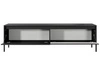 Szafka pod telewizor z drzwiczkami 187 cm Sorano Czarna