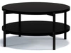 Podwójny stolik kawowy Sevilla Czarny mat