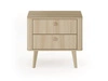 Stolik nocny z dwoma szufladami Bilancio Dąb Barista