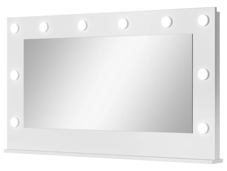 Toaletka z lustrem Anes Biały połysk