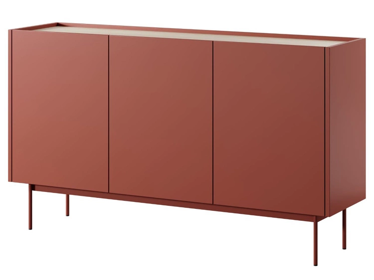 Komoda z drzwiami Casino czerwona