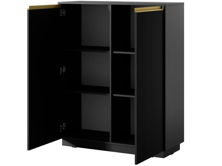 Komoda z drzwiami wysoka Roland Czarny